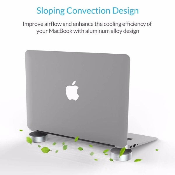 USB3.0 HUB Heat Dissipation Skidproof Pad Cooler Stand 2 PCS For MacBook Carousel 5