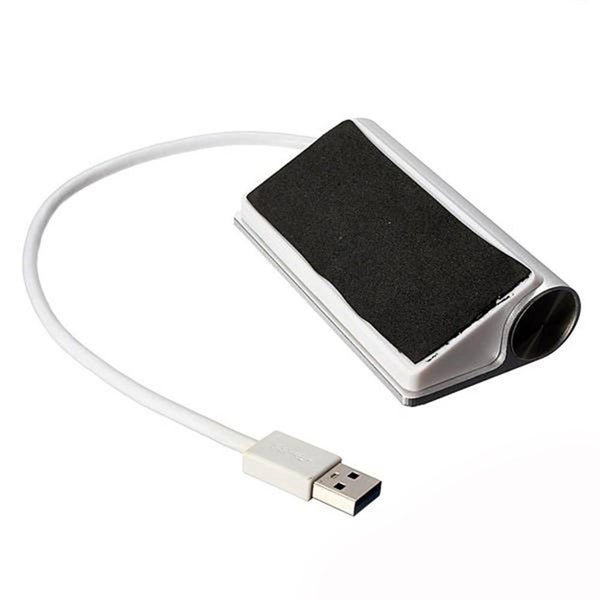 4 Ports USB 3.0 With Cable Connection ABS Plug And Play High Speed HUB - SILVER Carousel 3