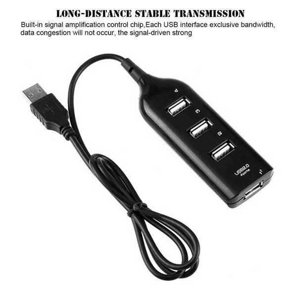 USB HUB splitter cable for Windows XP/ Vista 7 8 10 Mac Laptop PC - 3PCS - B Carousel 3