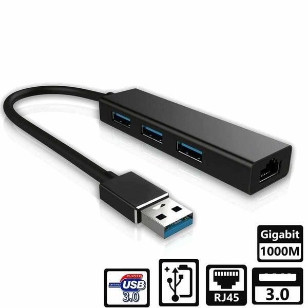 USB HUB for Laptop Xiaomi Mi Box S/3 Ethernet Adapter Network Card - BLACK Carousel 2