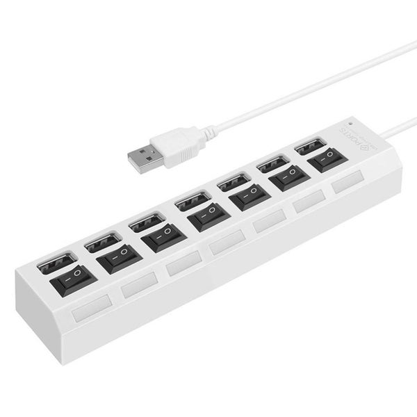 USB Hub Splitter Power Cable Expander 480Mbp for Household Computer Safety Part Carousel 1