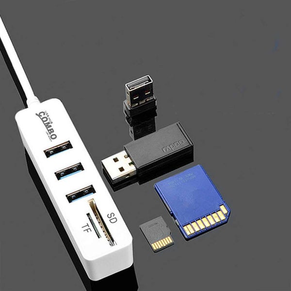 USB Hab For XIaomi Samsung Tablet Notebook USB-Hub For PC Laptop - 2PCS - W Carousel 2
