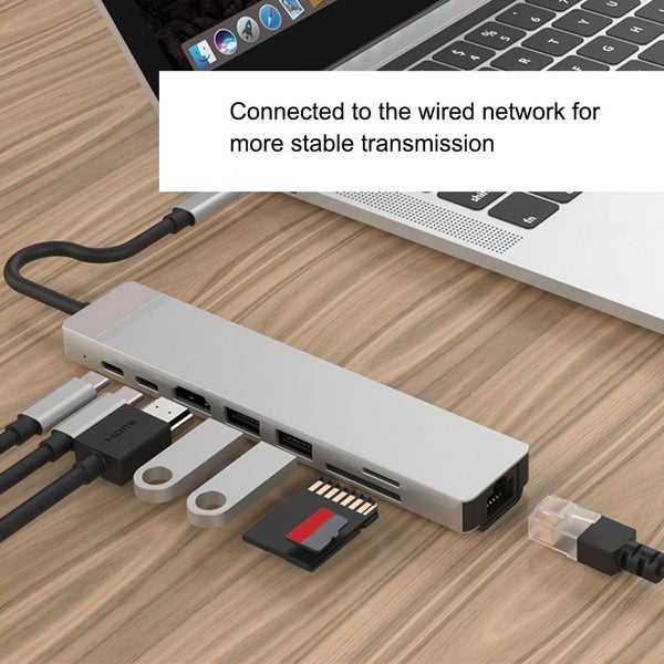 USB 2.0 Port SD/TF Card Reader USB-C Power Delivery for MacBook Pro Carousel 4