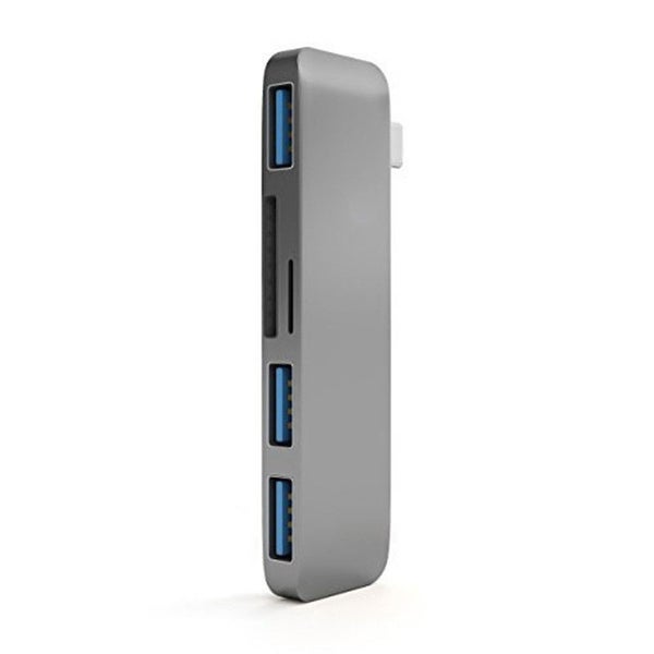 USB C Hub USB 3.1 with TF SD Card Reader Slot for MacBook Pro/Air - SILVER Carousel 1