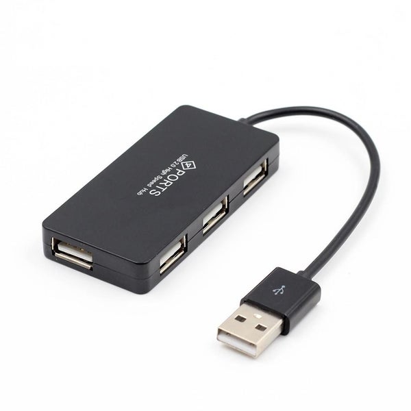 4 Port USB 2.0 Hub Splitter Cable Adapter for Laptop PC Macbook - B - 2PCS Carousel 1
