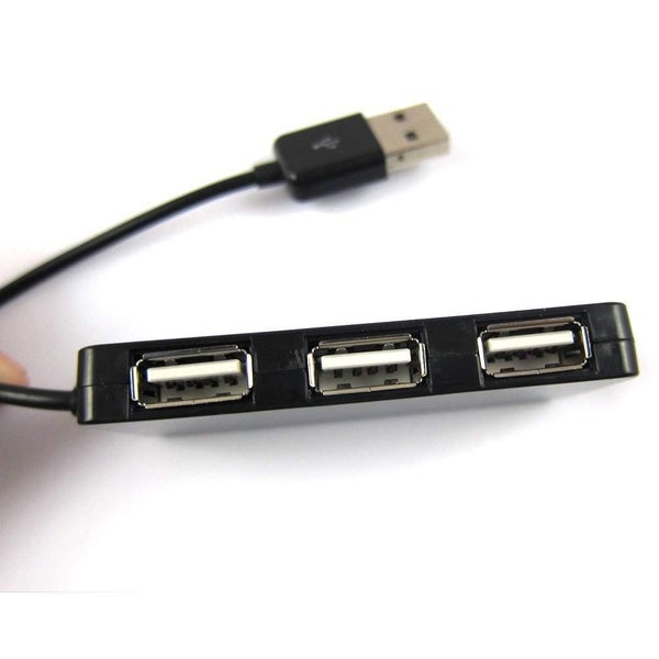 4 Port USB 2.0 Hub Splitter Cable Adapter for Laptop PC Macbook - B - 2PCS Carousel 4