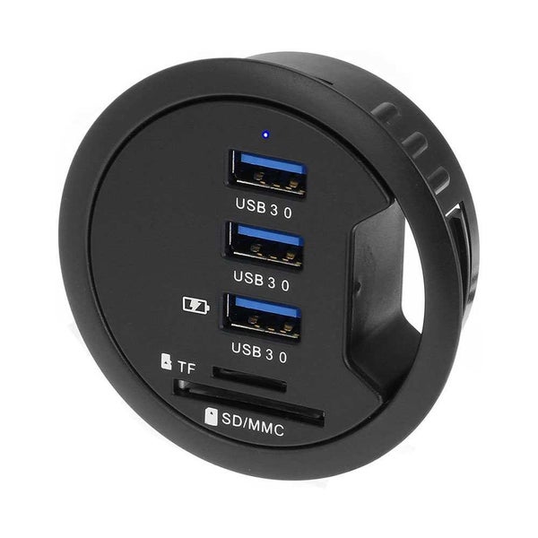 USB 3.0 Hub With External Stereo Sound Adapter Combo SD Card Reader Carousel 1