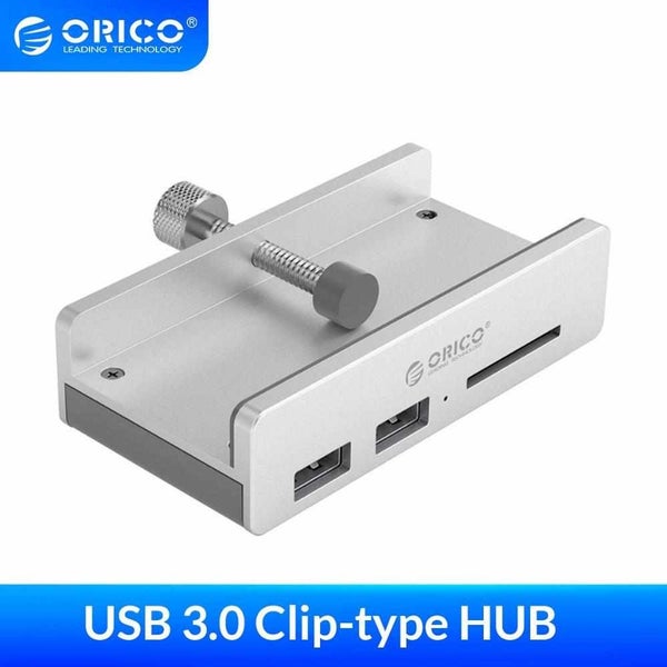 4 Ports USB 3.0 Clip-type HUB With SD Card Reader For Desktop Laptop Carousel 2