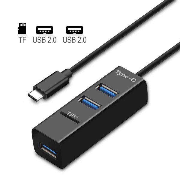 USB Splitter with TF Card Reader for Macbook Pro iMac PC Laptop Notebook Carousel 2