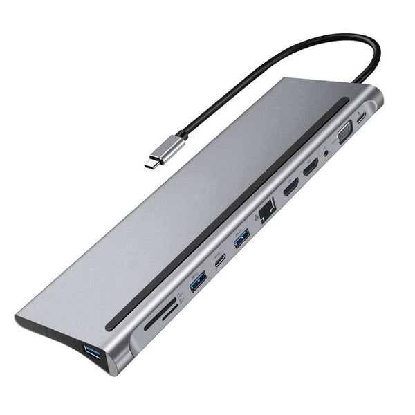 12-in-1 Lan PD Laptop Docking Stations High Quality Carousel 1
