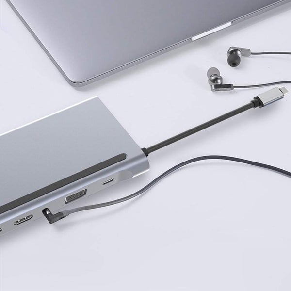 12-in-1 Lan PD Laptop Docking Stations High Quality Carousel 5