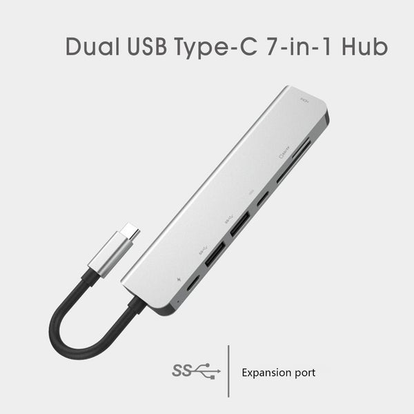 USB 3.0 Heat Dissipation Aluminum Laptop PD USB C Hub for MacBook Pro Carousel 2