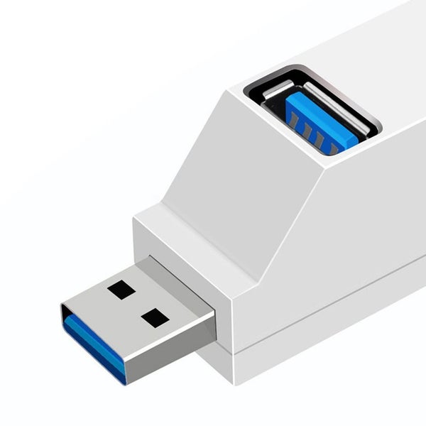 USB HUB For PC Laptop Macbook Notebook Mobile Phone - WHITE - 2PCS Carousel 2
