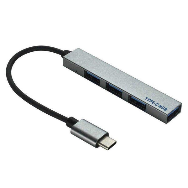USB2.0?Á44 Hub Type-C 3.1 Docking Station USB Splitter 4-port Hub Computer -GRAY Carousel 1