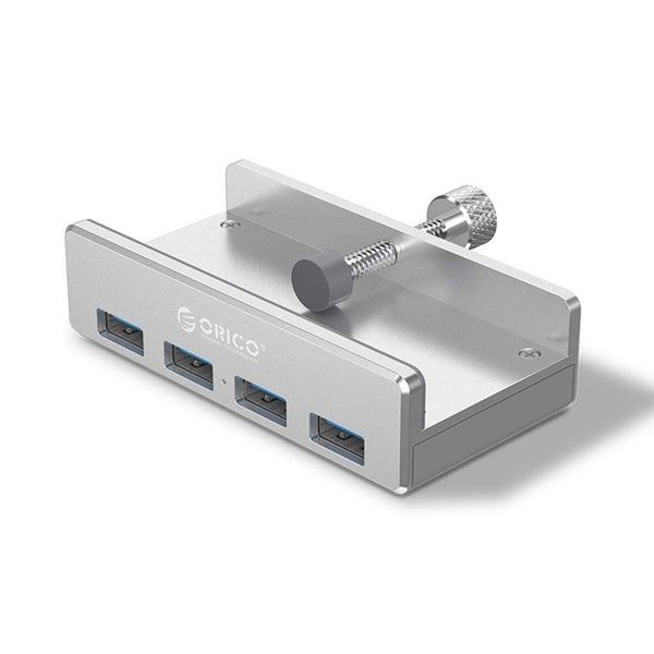 USB 3.0 HUB for Desktop Laptop Clip Range 10-32mm with 100cm Date Cable-SILVER Carousel 5