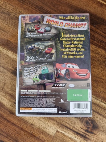 Cars Mater-National *RARE* Xbox 360 Carousel 2