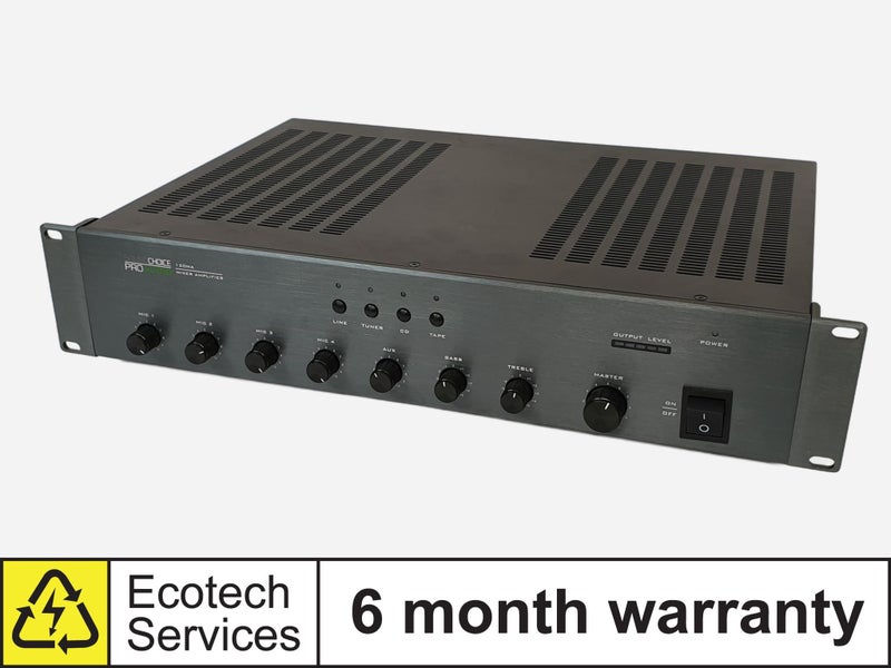 Sound Choice PA Mixer Amplifier - 120W RMS, with speakers Carousel 1