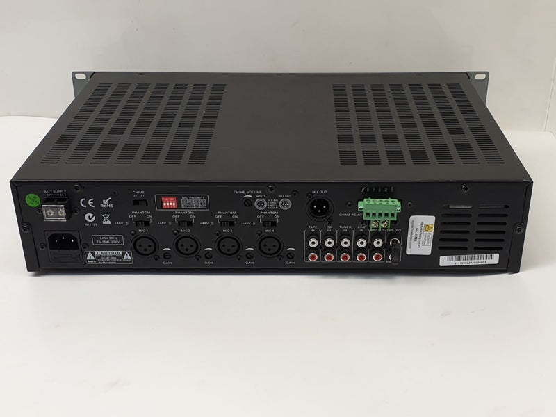 Sound Choice PA Mixer Amplifier - 120W RMS, with speakers Carousel 2