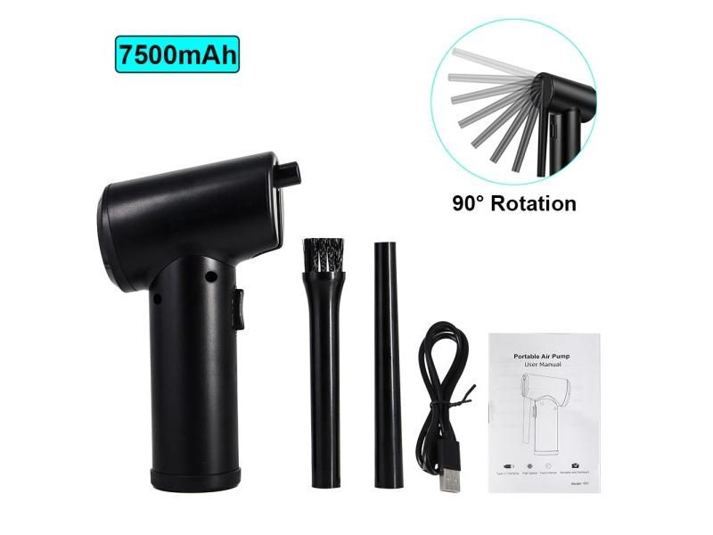 Reesibi 90W 7500mAh Cordless Electric Air Duster 90000 RPM For Computer PC Carousel 1