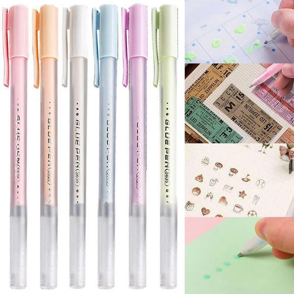 6Pcs Scrapbook Dispensing Glue Pen Precisely Controlling the Flow of Glue Pen Carousel 2