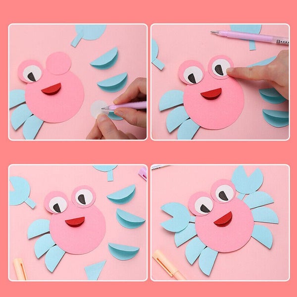 6Pcs Scrapbook Dispensing Glue Pen Precisely Controlling the Flow of Glue Pen Carousel 10