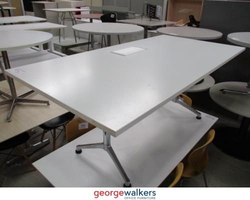 PR5688 - White Meeting Table Carousel 1