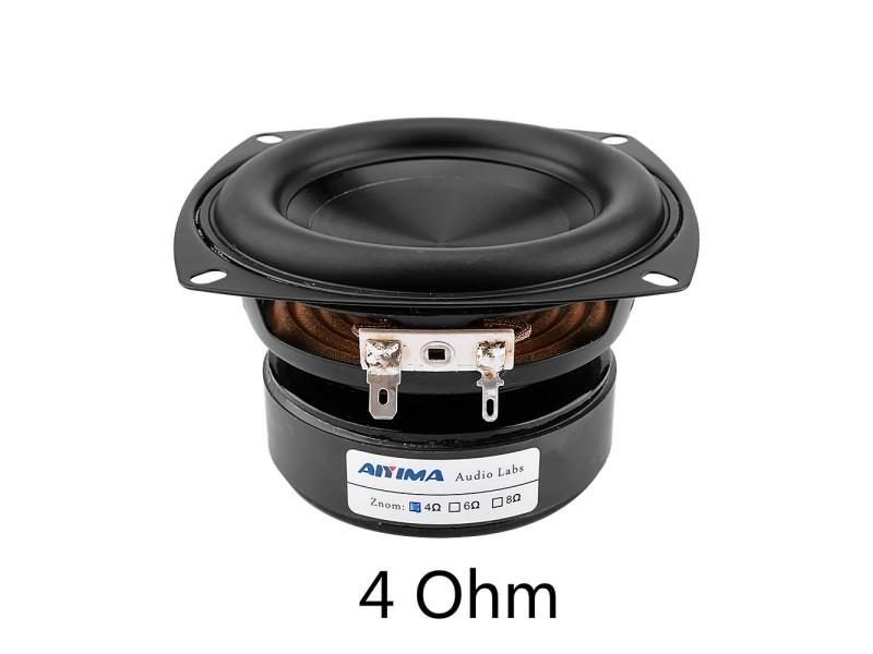 AIYIMA 4 Inch 4-8 Ohm 100W Bass Hifi Waterproof Subwoofer Speaker DIY Home Carousel 1