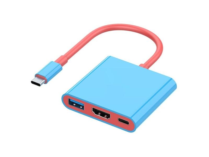 3 In 1 Portable Type-c To HDMI-Compatible PD 4K 30HZ Hub USB-c Docking Station Carousel 1