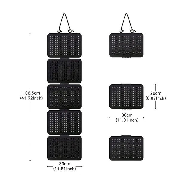 Hanging Enamel Lapel Pin Display Panel – Felt Badge & Brooch Holder Carousel 2