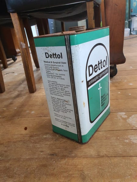 Vintage 5 litre DETTOL Tin Carousel 2