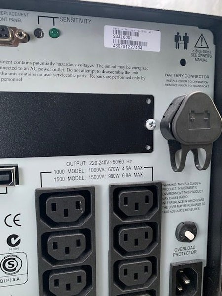 APC Smart UPS TOWER 1000VA USB & Serial 230V SUA1000I Carousel 2