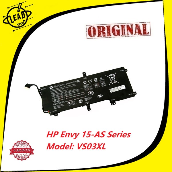 HP Original Battery 11.55V 44350mAh VS03XL HP Envy 15-AS 15-AS028TU 849047-541 Carousel 1