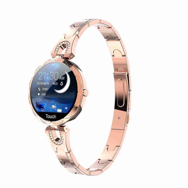 Heart Rate and Blood Pressure Monitor Fitness Tracker Smart Watch - GOLDEN Carousel 1