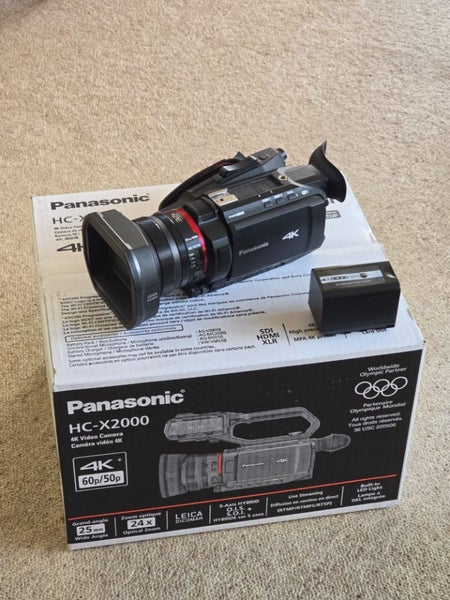 Panasonic 4k60 Camcorder 25-600mm Carousel 1