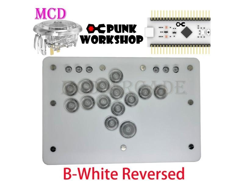 Punk Workshop Mini HitBox SOCD Fighting Stick Controller Mechanical Button Carousel 1