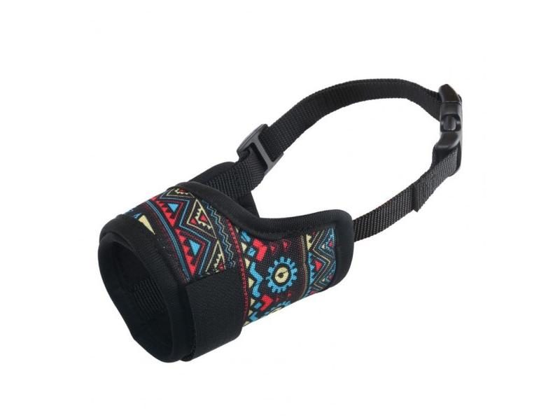 Adjustable Dog Muzzle Buckle Design Breathable High Elasticity Puppy Muzzle Pet Carousel 1