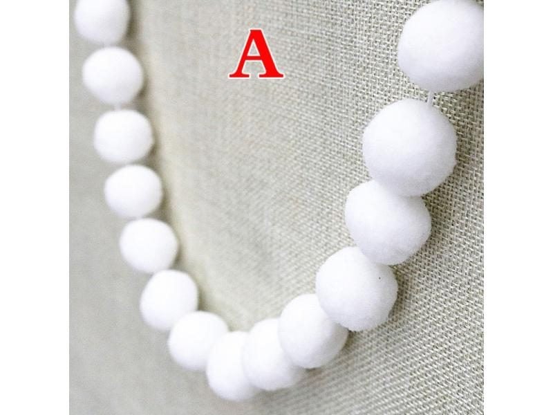 2.5cm Hair Balls String Hanging Pendant For Home Felt Manual Birthday Christmas Carousel 1