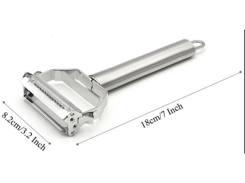 ERMAKOVA Dual Fruit Vegetable Peeler Julienne Peeler Cutter Sharp Stainless Carousel 1