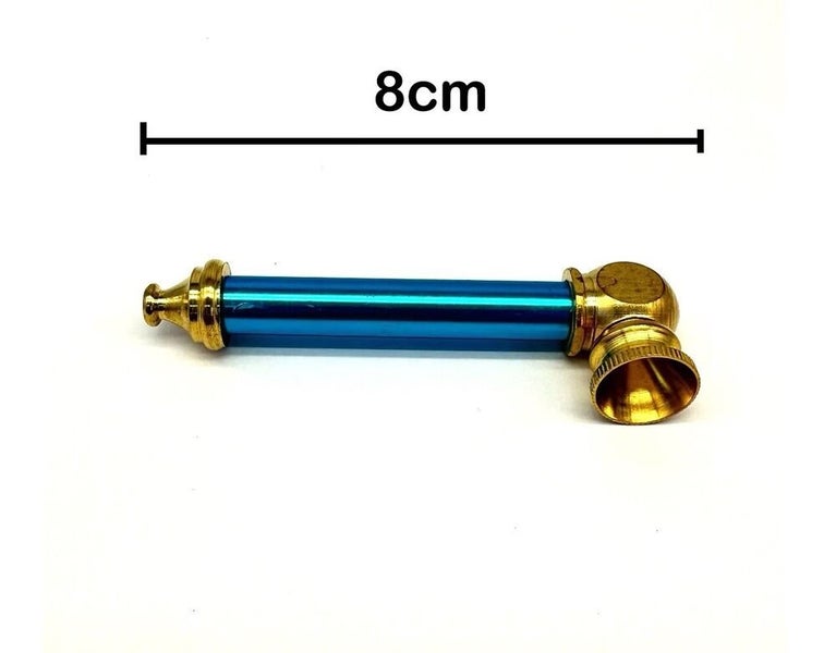 10 X 8cm Metal smoking pipe, Smoking Tobacco 8cm Cone Brass Washable Carousel 2