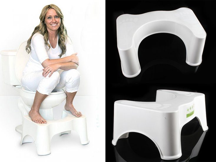 Strong Plastic Bathroom Toilet Potty Stool Carousel 1