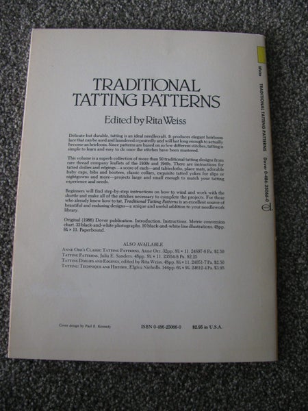 Traditional Tatting Patterns - Edited by Rita Weiss Carousel 8