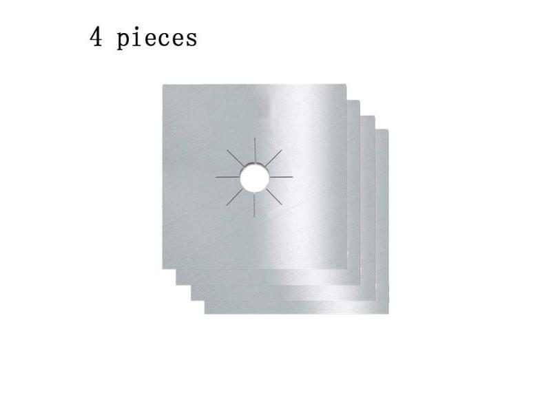 4 Pieces 27 Cm Gas Stove Surface Protection Pad Washable OilDirtResistant Carousel 1