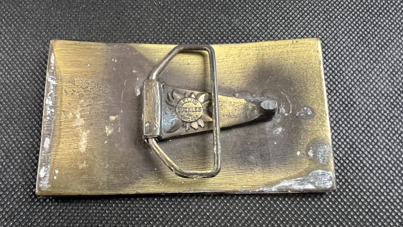 1904 St. Louis Exposition "Geronimo" Repro Belt Buckle - Lot Y888 Carousel 2