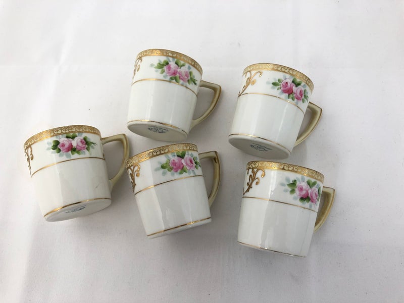 Noritake (Morimura Bros) Nippon Coffee Cups & (20385)62991663096449112