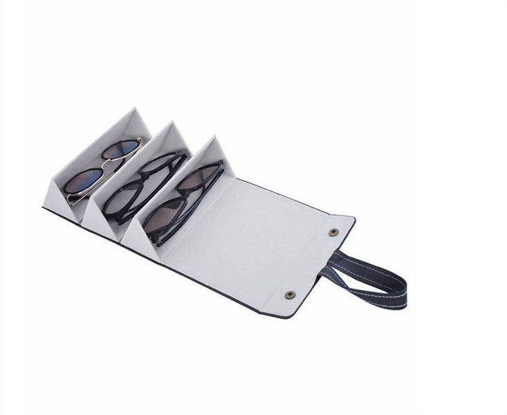 6-layer Glasses Storage Box Small Pattern Spectacles Box with Lanyard Carousel 2