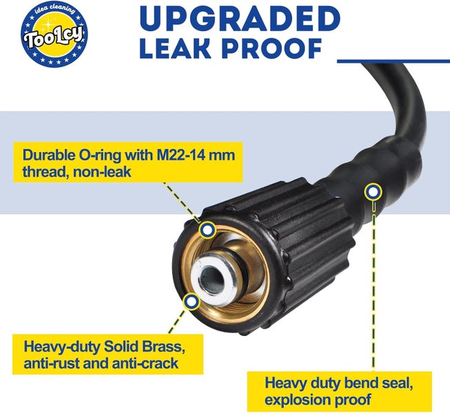 NEW High Pressure Washer Extension Hose 15M M22-14mm Sale Sale Carousel 6