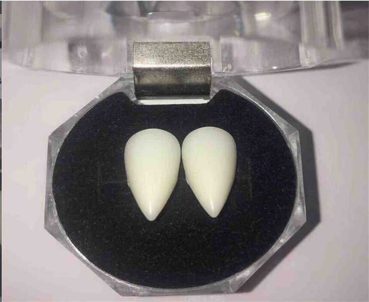 10 pairs Halloween Vampire Zombie Fake Teeth Spoof Toys Party Fangs Props Carousel 4