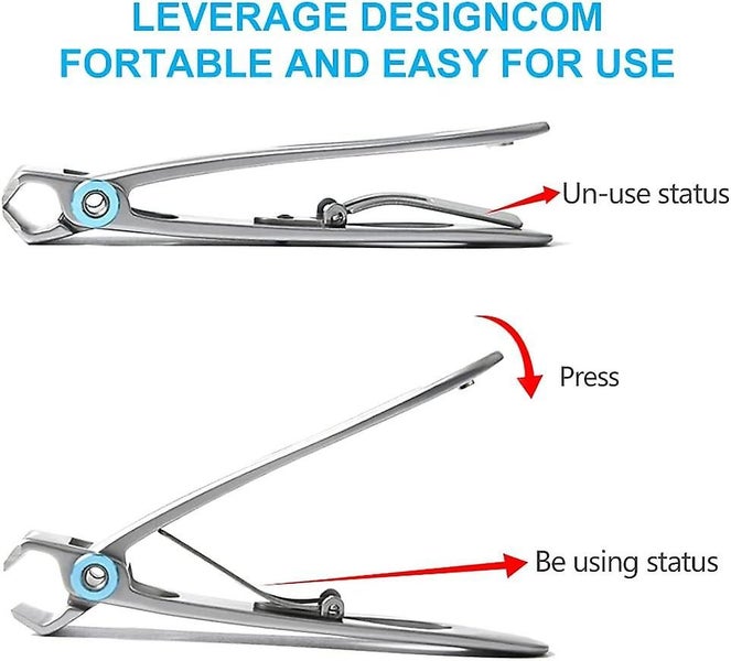 15mm Wide Jaw Opening Nail Clipper With Nail File Carousel 2