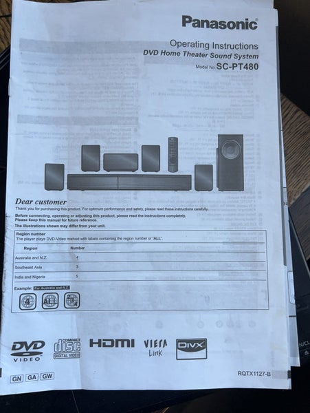 Panasonic DVD home theatre system Carousel 1