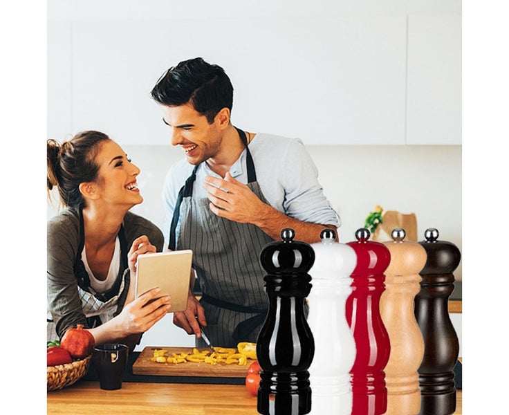 Salt and Pepper Grinder Set,Manual Pepper Mills with Adjustable Coarseness, R Carousel 5